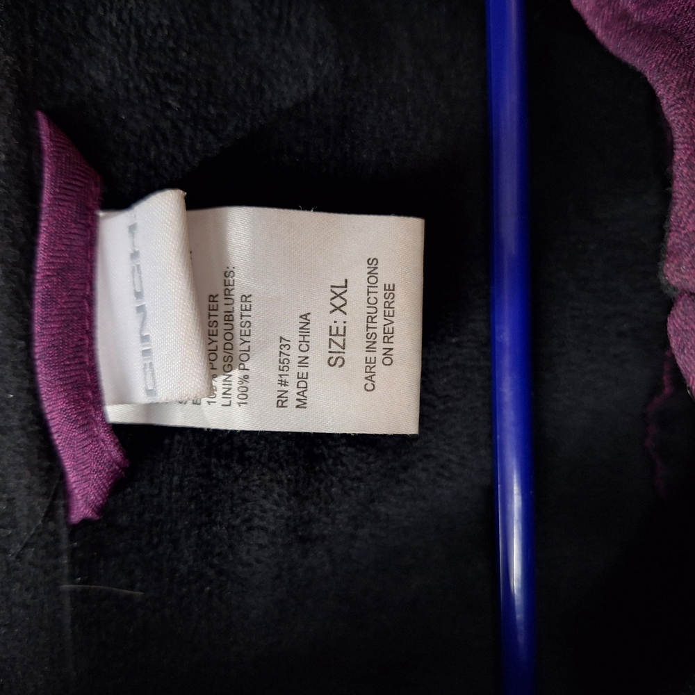Purple Jacket with Zipper Pockets - Picture 3 of 5